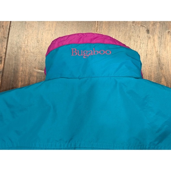 Vintage 90s Columbia Bugaboo 3-in-1 Interchange Ski Jacket Womens M Teal Purple - Picture 14 of 16